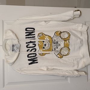 Moschino Teddy Bear white  hoodie